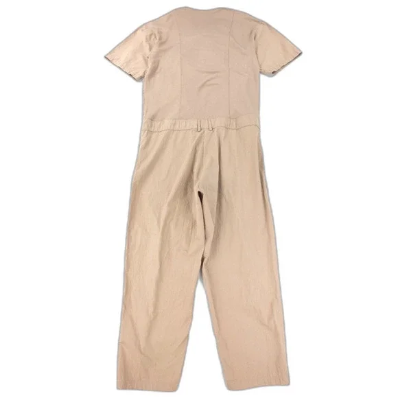 ZARA MAN 90s Cropped Utility Jumpsuit Lagenlook Grunge Minimal Streetwear Y2k